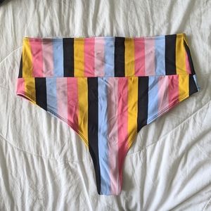 The Cheeky Bikini Rainbow Stripe